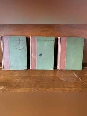 Antique Sarah Orne Jewett 3 Book Lot 1879, 1881, 1883 Houghton Mifflin Victorian